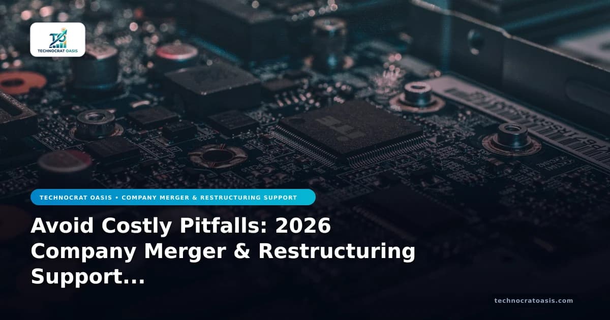 Avoid Costly Pitfalls: 2026 Company Merger & Restructuring Support Strategies