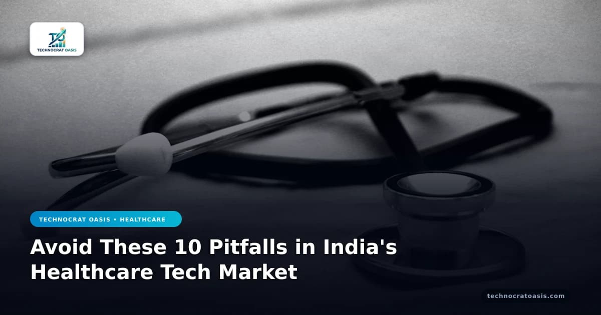 Avoid These 10 Pitfalls in India's Healthcare Tech Market