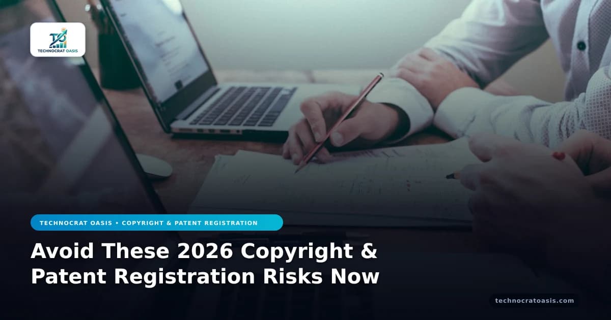 Avoid These 2026 Copyright & Patent Registration Risks Now