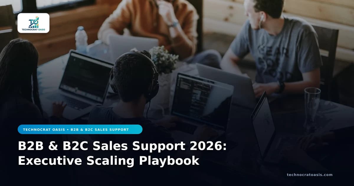 B2B & B2C Sales Support 2026: Executive Scaling Playbook
