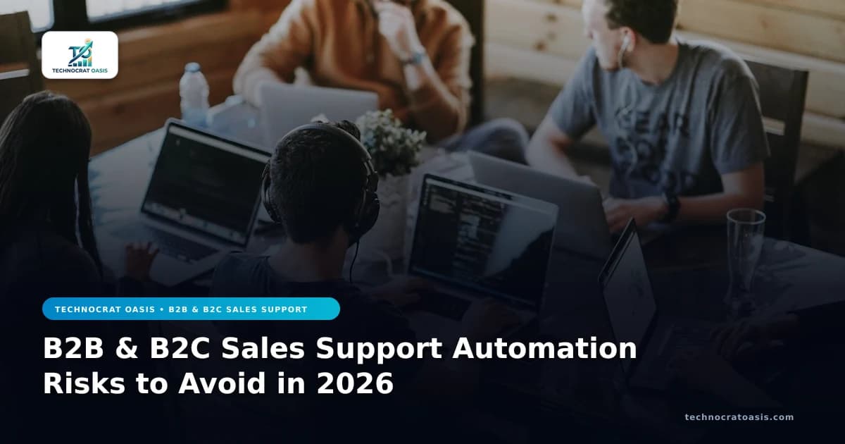 B2B & B2C Sales Support Automation Risks to Avoid in 2026