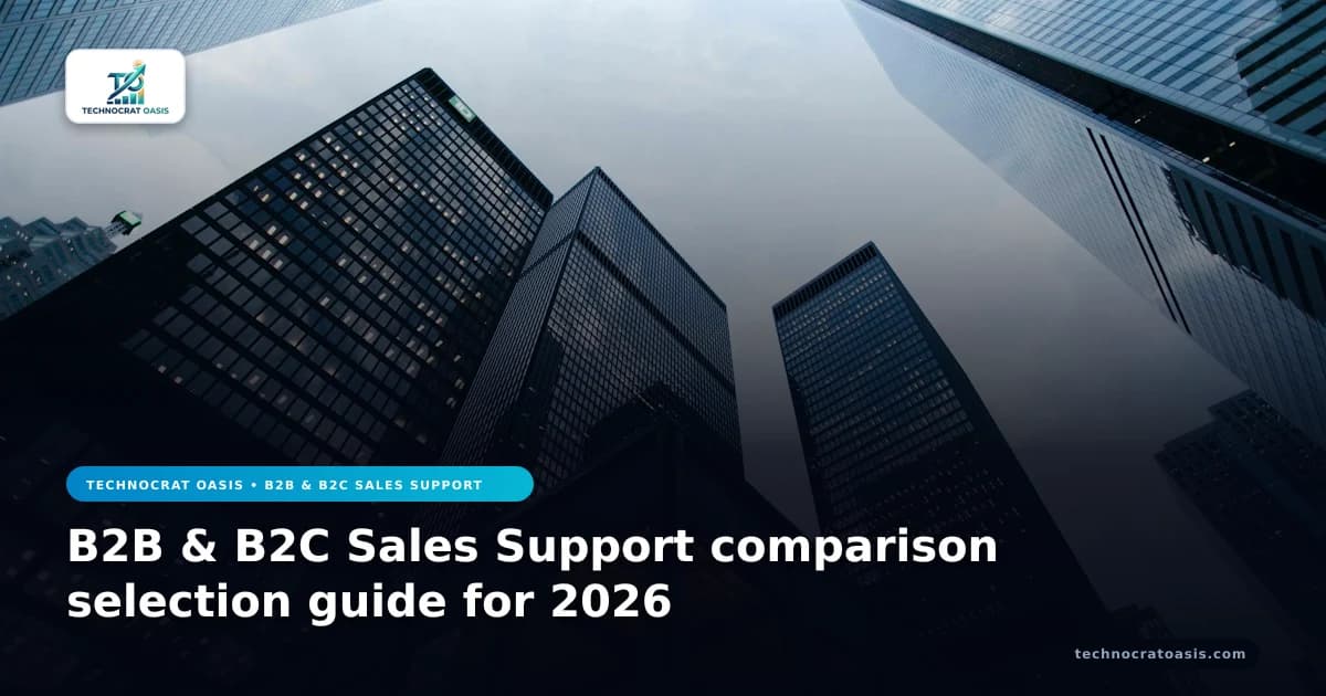 B2B & B2C Sales Support comparison selection guide for 2026