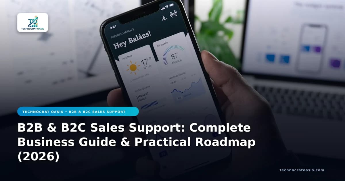 B2B & B2C Sales Support: Complete Business Guide & Practical Roadmap (2026)