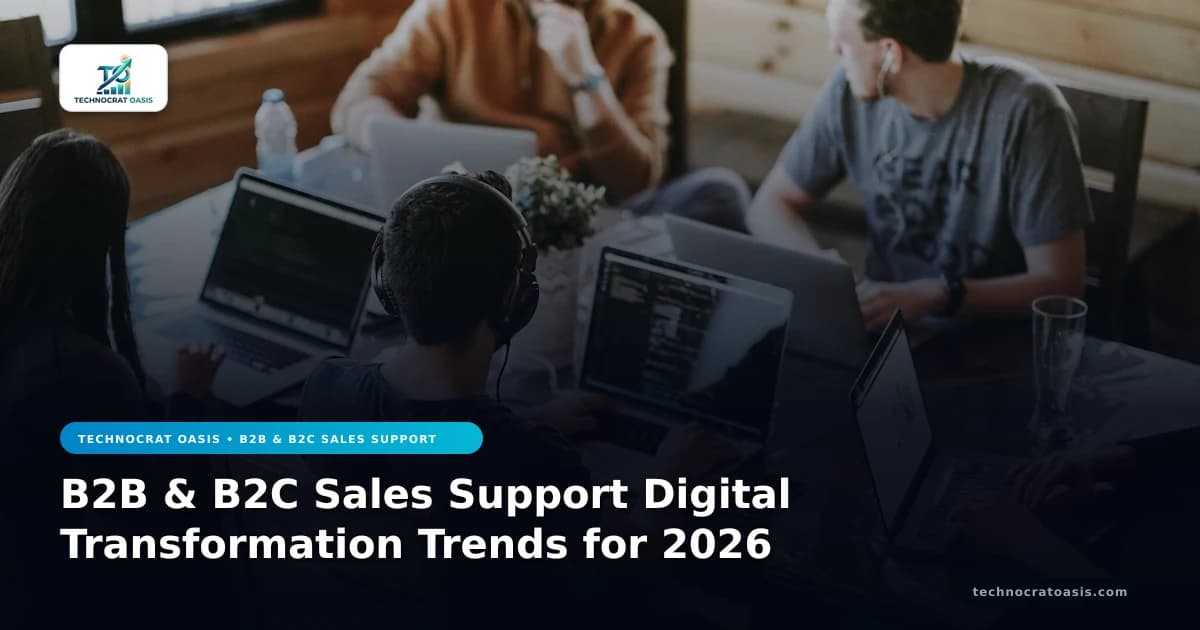 B2B & B2C Sales Support Digital Transformation Trends for 2026