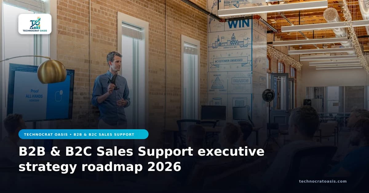 B2B & B2C Sales Support executive strategy roadmap 2026