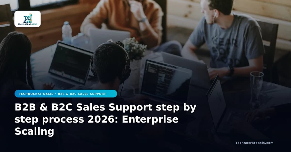 B2B & B2C Sales Support step by step process 2026: Enterprise Scaling