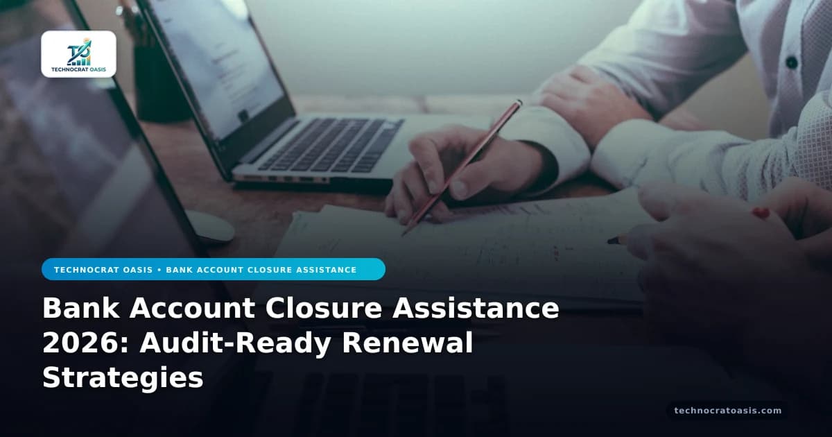 Bank Account Closure Assistance 2026: Audit-Ready Renewal Strategies