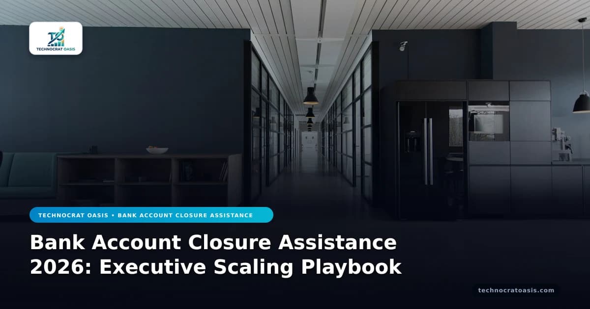 Bank Account Closure Assistance 2026: Executive Scaling Playbook
