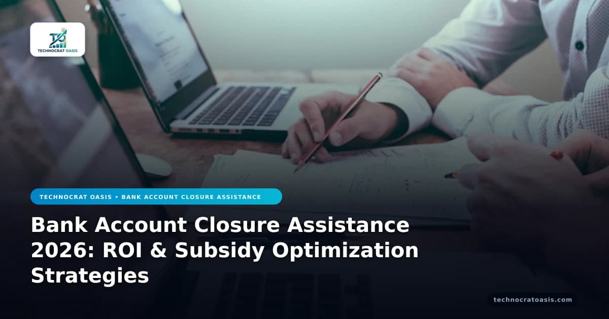 Bank Account Closure Assistance 2026: ROI & Subsidy Optimization Strategies