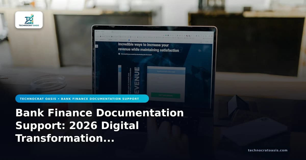 Bank Finance Documentation Support: 2026 Digital Transformation & Growth Strategies