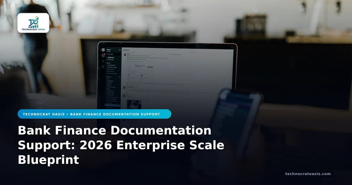 Bank Finance Documentation Support: 2026 Enterprise Scale Blueprint