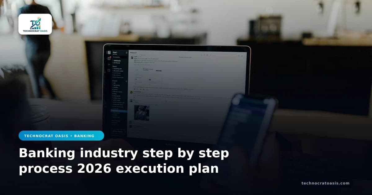 Banking industry step by step process 2026 execution plan