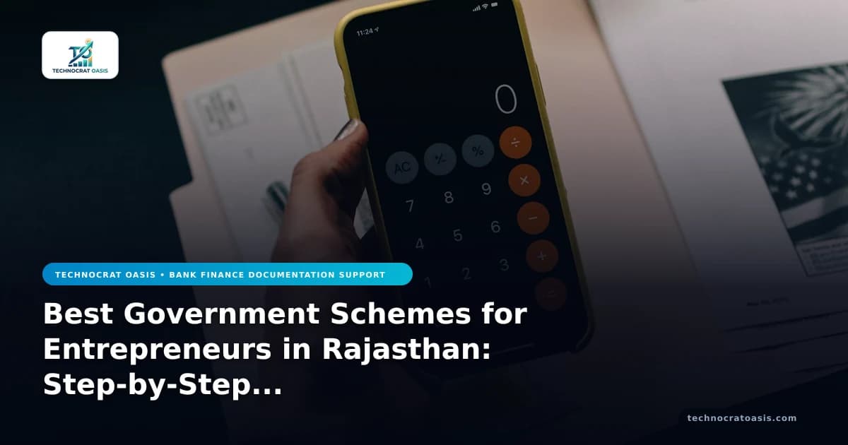 Best Government Schemes for Entrepreneurs in Rajasthan: Step-by-Step Implementation & Document Checklist