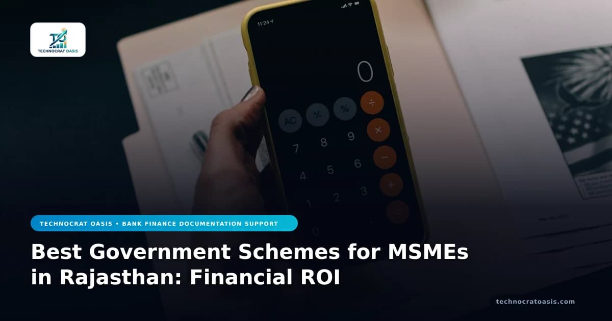 Best Government Schemes for MSMEs in Rajasthan: Financial ROI