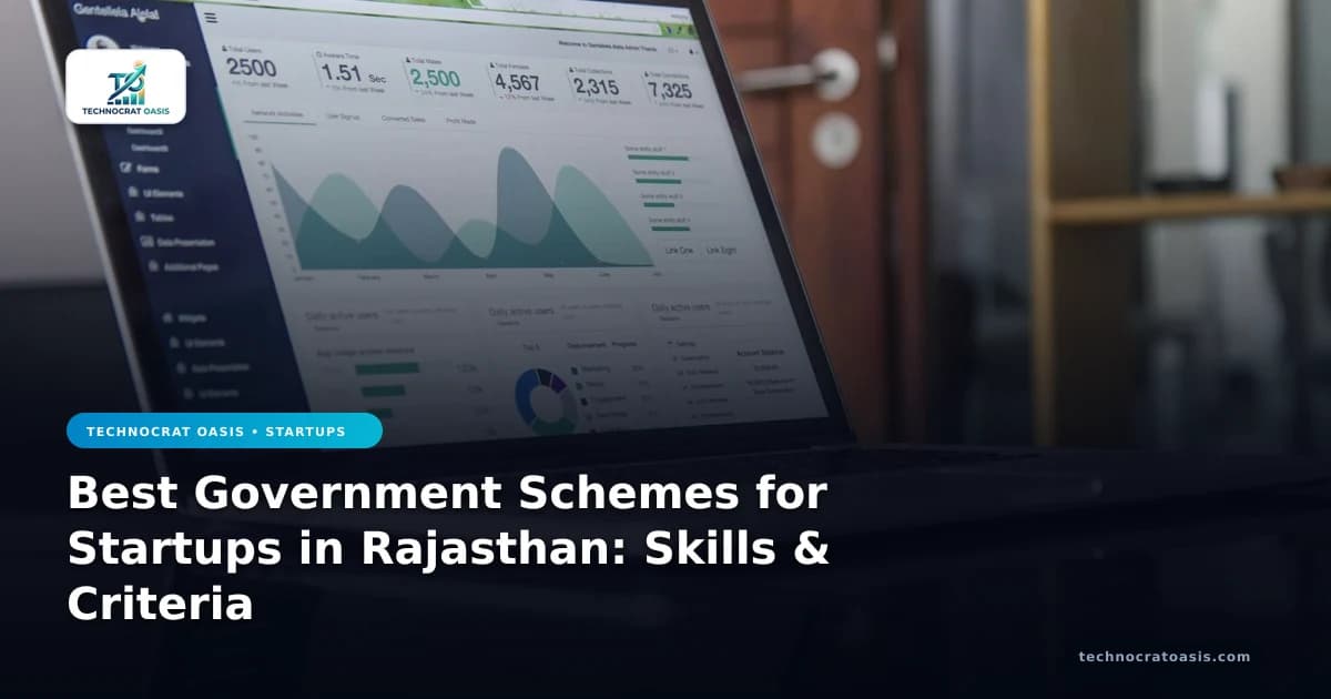 Best Government Schemes for Startups in Rajasthan: Skills & Criteria