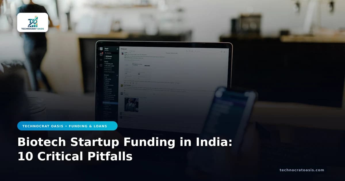 Biotech Startup Funding in India: 10 Critical Pitfalls