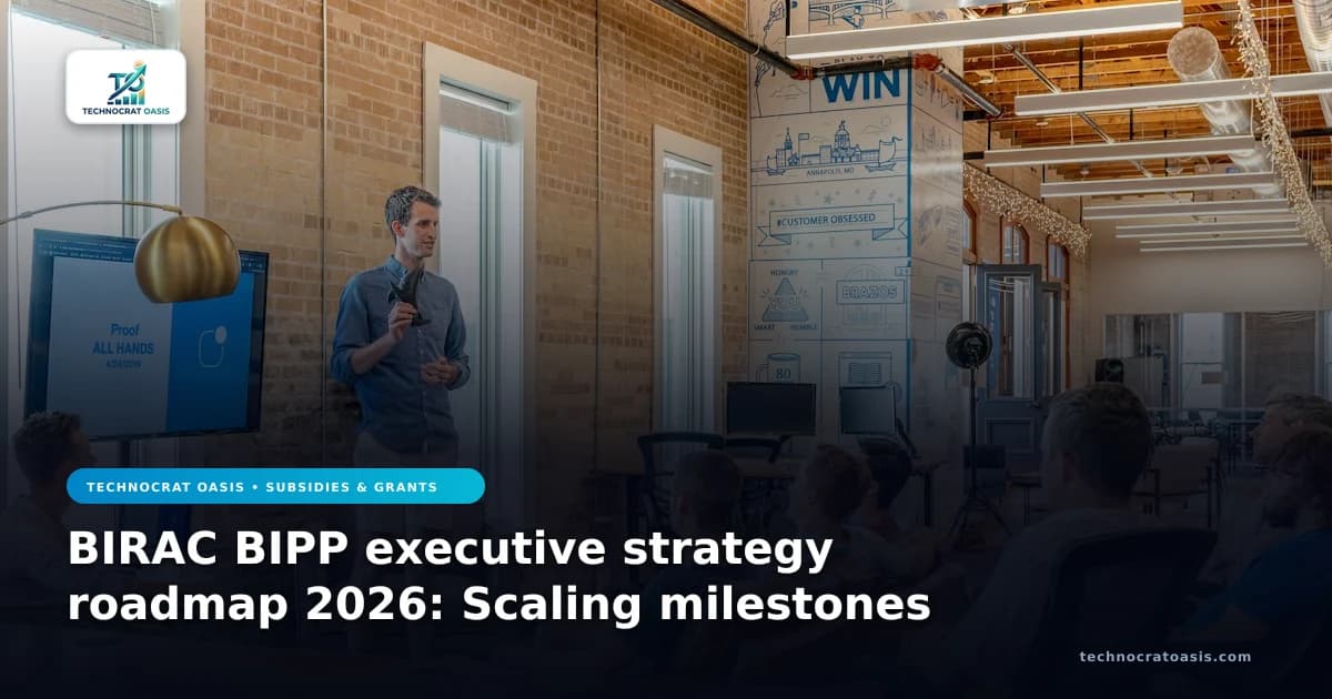 BIRAC BIPP executive strategy roadmap 2026: Scaling milestones
