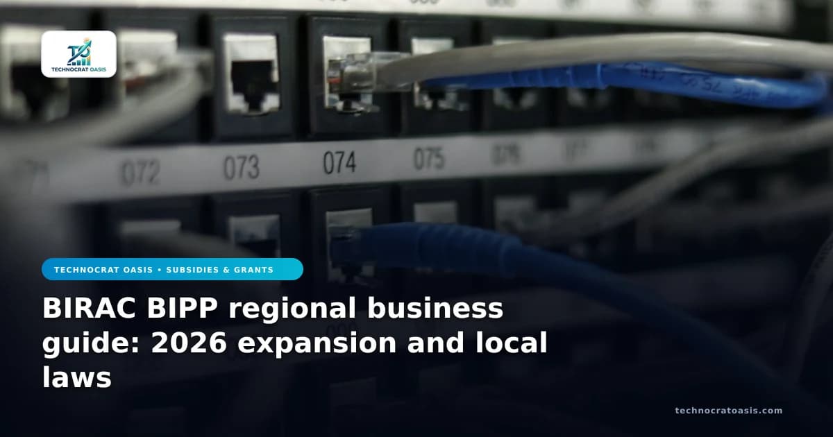 BIRAC BIPP regional business guide: 2026 expansion and local laws
