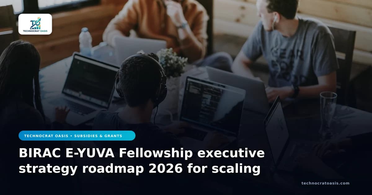 BIRAC E-YUVA Fellowship executive strategy roadmap 2026 for scaling
