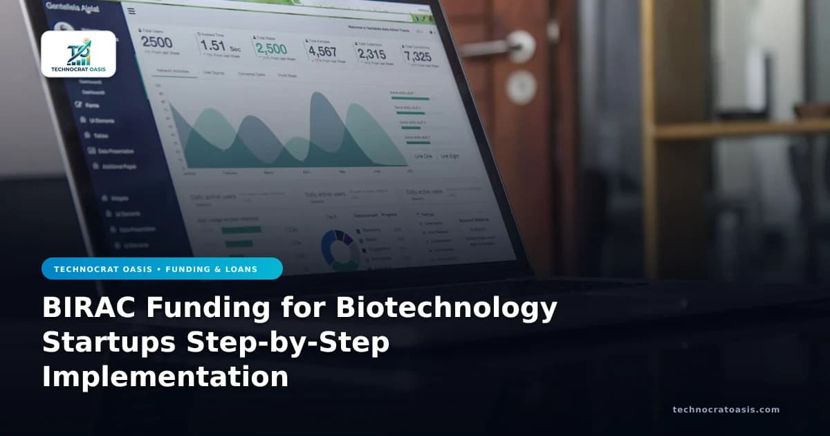 BIRAC Funding for Biotechnology Startups Step-by-Step Implementation