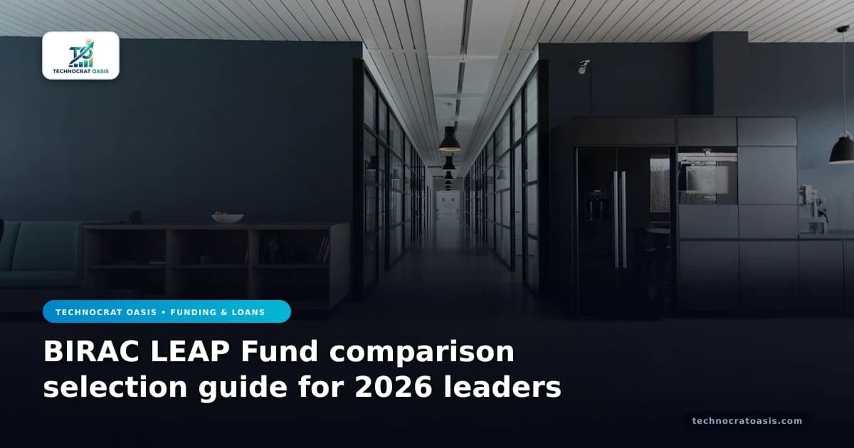 BIRAC LEAP Fund comparison selection guide for 2026 leaders