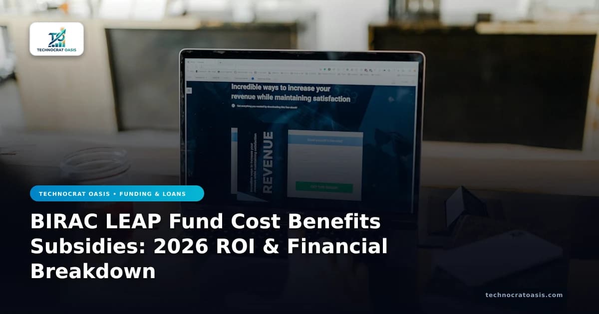 BIRAC LEAP Fund Cost Benefits Subsidies: 2026 ROI & Financial Breakdown