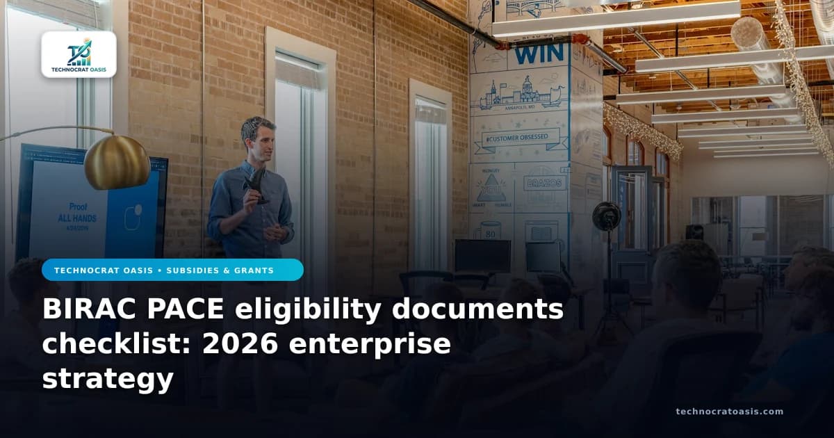 BIRAC PACE eligibility documents checklist: 2026 enterprise strategy
