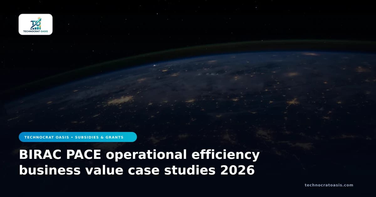 BIRAC PACE operational efficiency business value case studies 2026