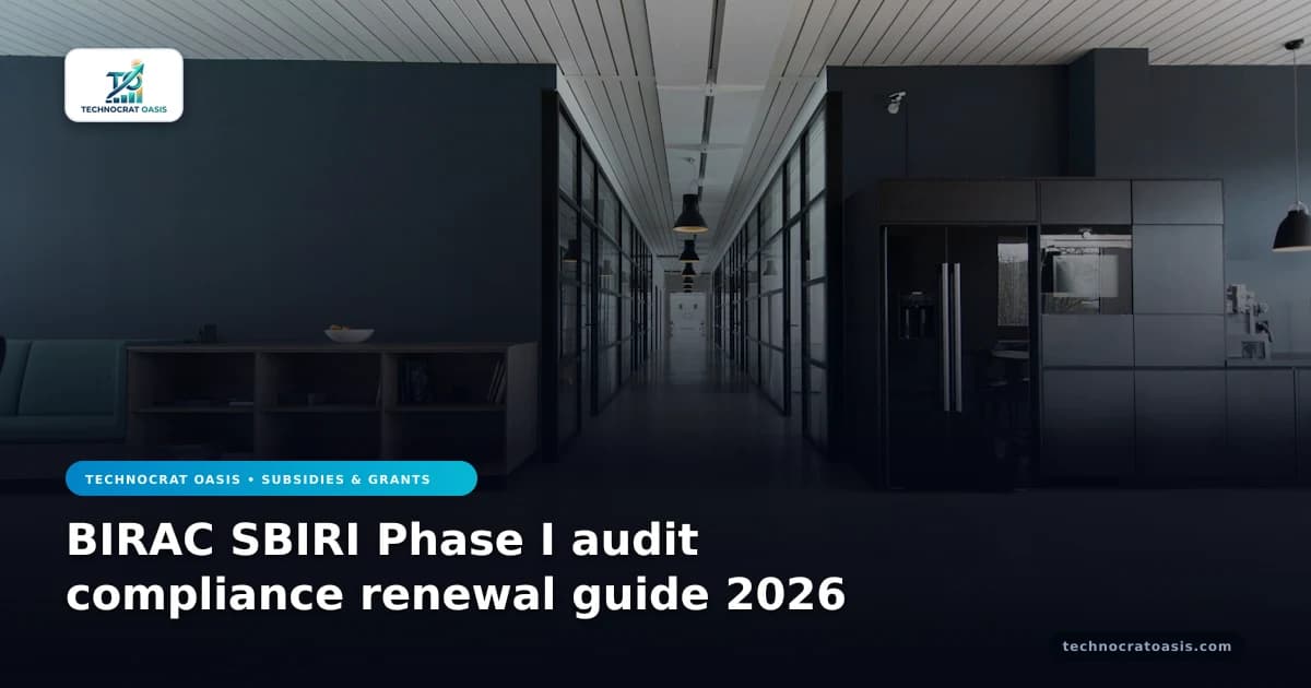 BIRAC SBIRI Phase I audit compliance renewal guide 2026