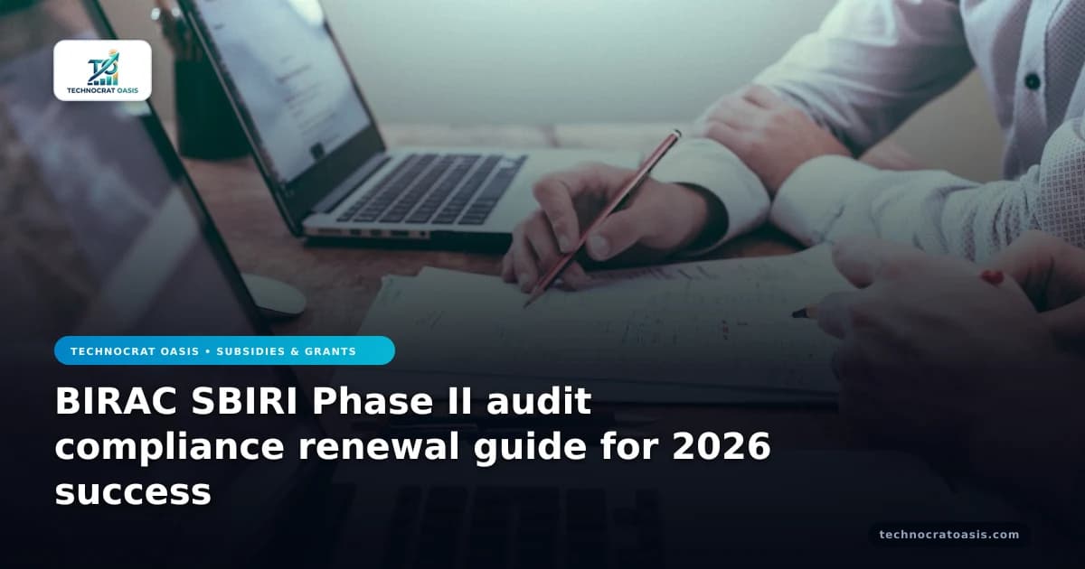 BIRAC SBIRI Phase II audit compliance renewal guide for 2026 success
