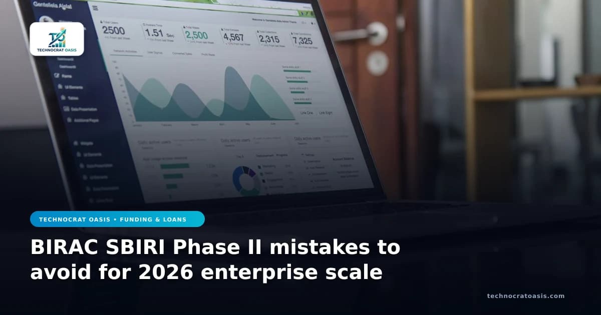 BIRAC SBIRI Phase II mistakes to avoid for 2026 enterprise scale
