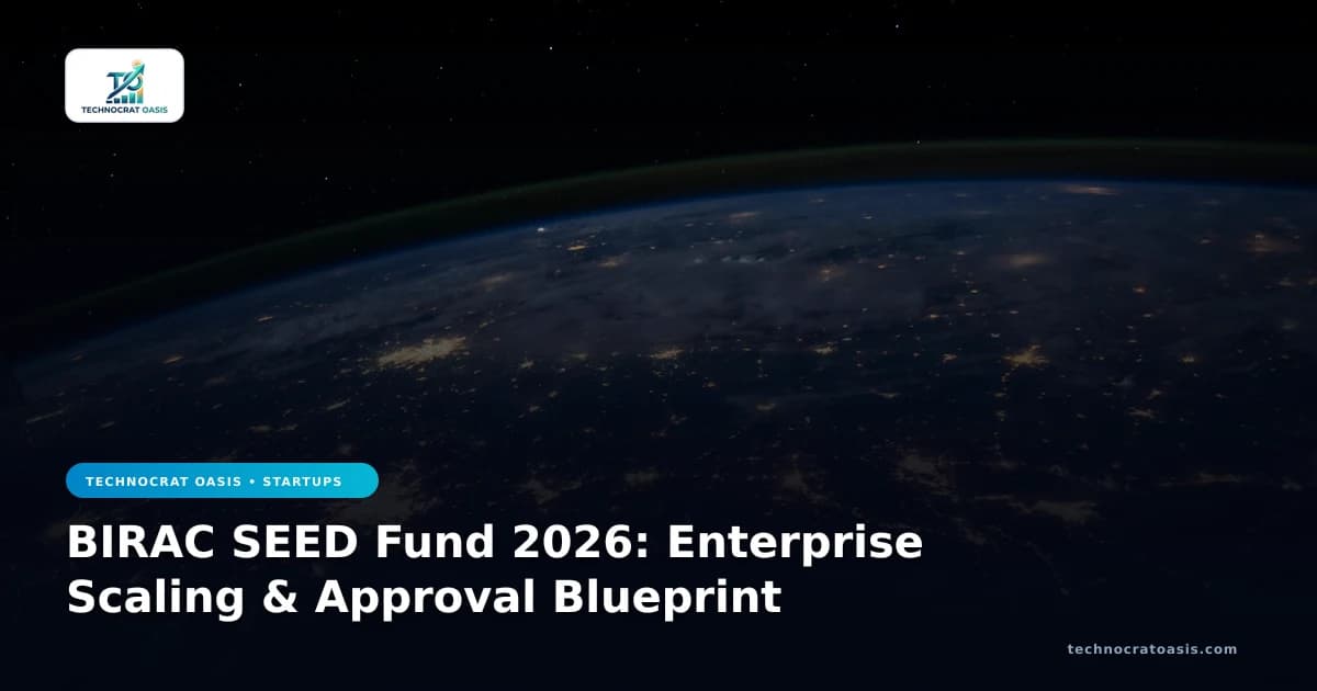 BIRAC SEED Fund 2026: Enterprise Scaling & Approval Blueprint