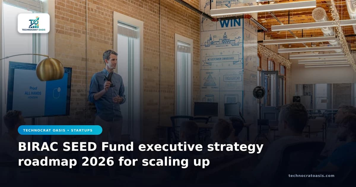 BIRAC SEED Fund executive strategy roadmap 2026 for scaling up