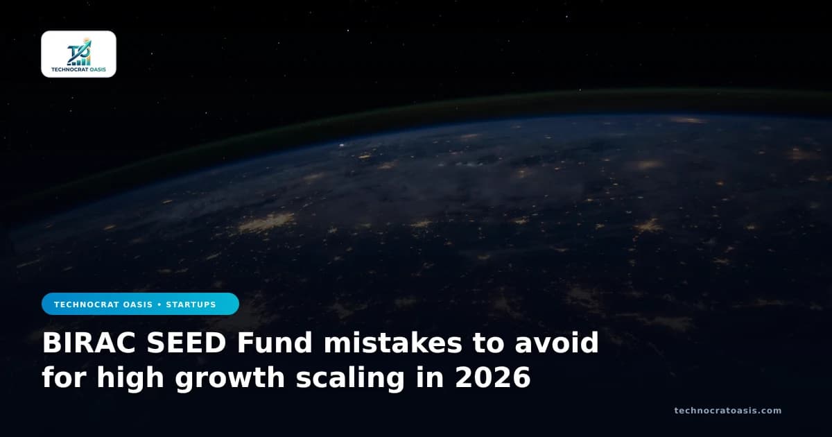 BIRAC SEED Fund mistakes to avoid for high growth scaling in 2026