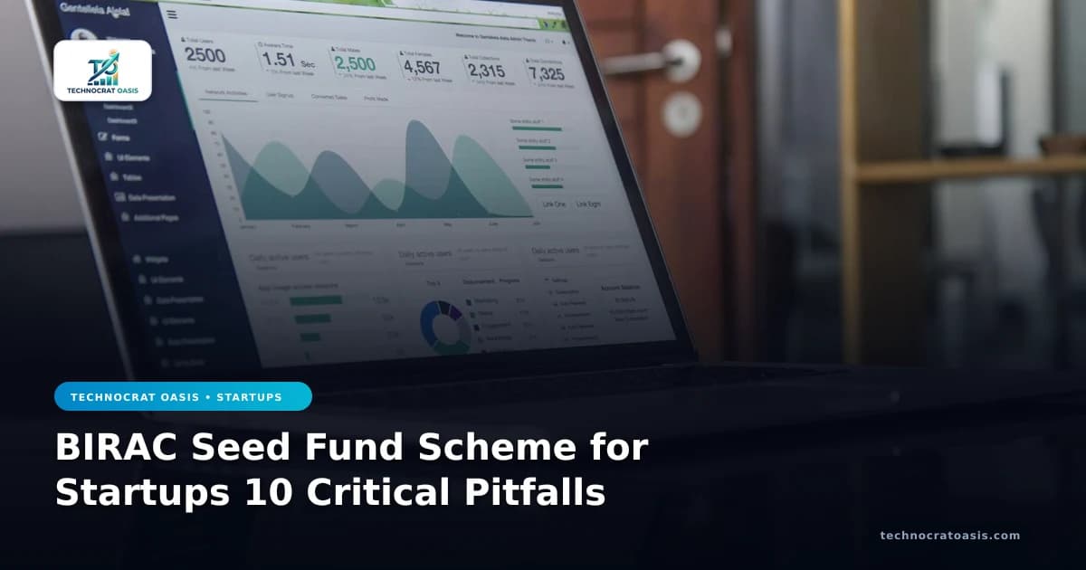 BIRAC Seed Fund Scheme for Startups 10 Critical Pitfalls