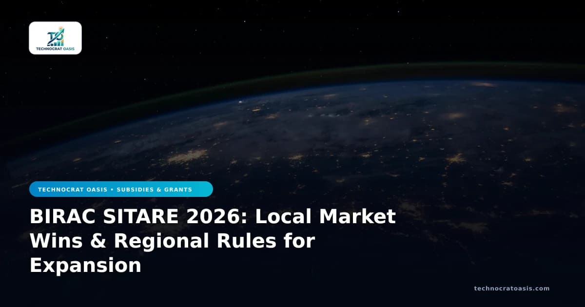 BIRAC SITARE 2026: Local Market Wins & Regional Rules for Expansion