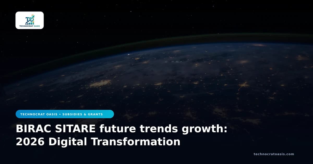 BIRAC SITARE future trends growth: 2026 Digital Transformation
