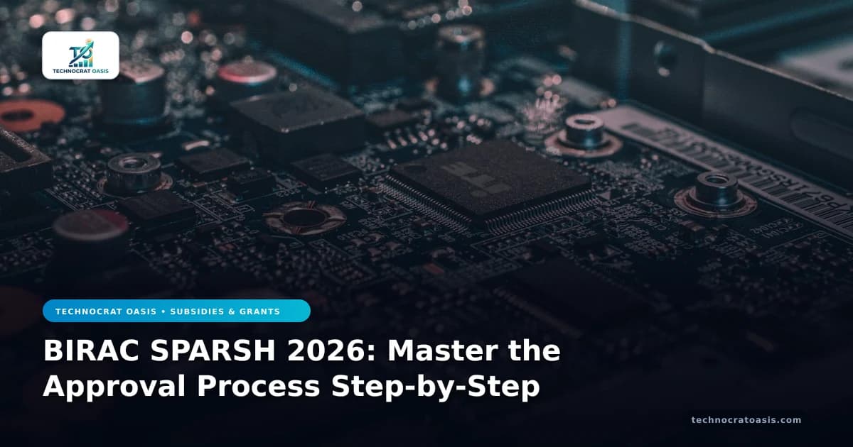 BIRAC SPARSH 2026: Master the Approval Process Step-by-Step