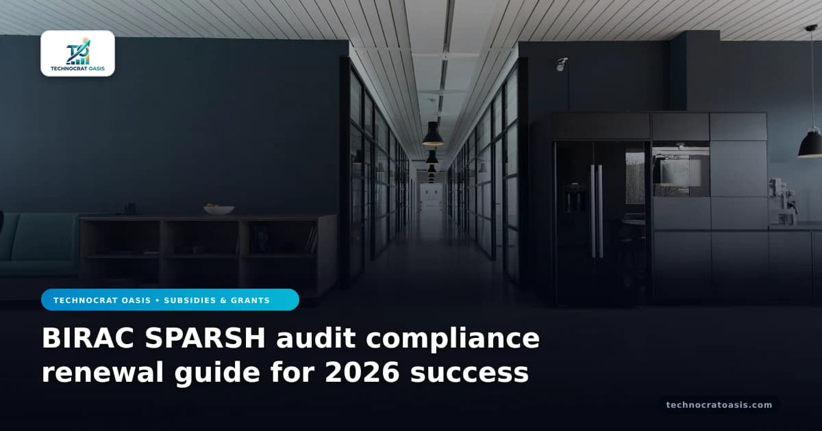 BIRAC SPARSH audit compliance renewal guide for 2026 success