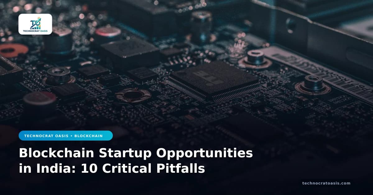 Blockchain Startup Opportunities in India: 10 Critical Pitfalls