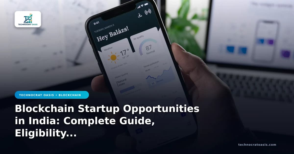 Blockchain Startup Opportunities in India: Complete Guide, Eligibility & Benefits (2026)