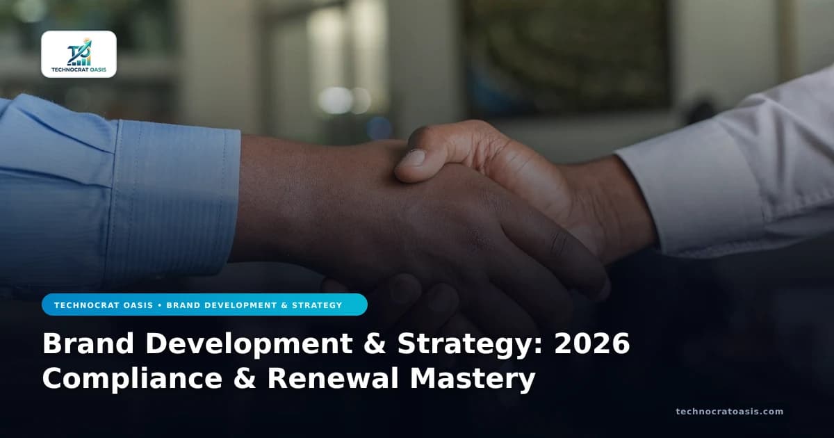 Brand Development & Strategy: 2026 Compliance & Renewal Mastery