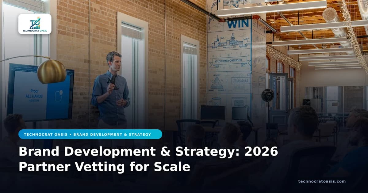 Brand Development & Strategy: 2026 Partner Vetting for Scale