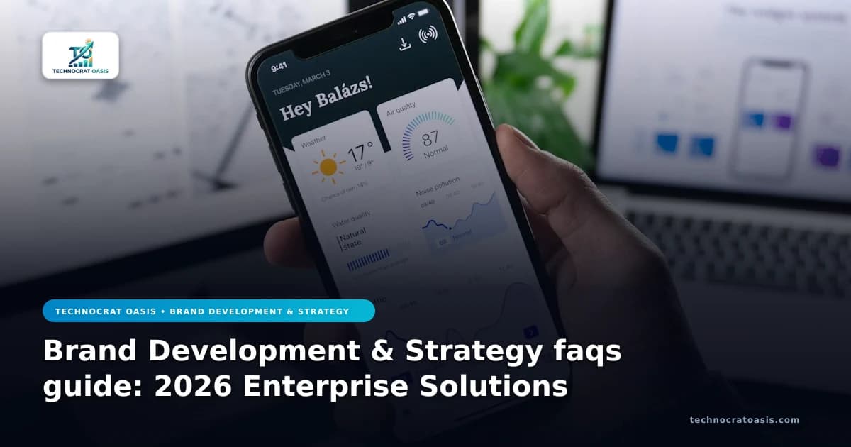 Brand Development & Strategy faqs guide: 2026 Enterprise Solutions