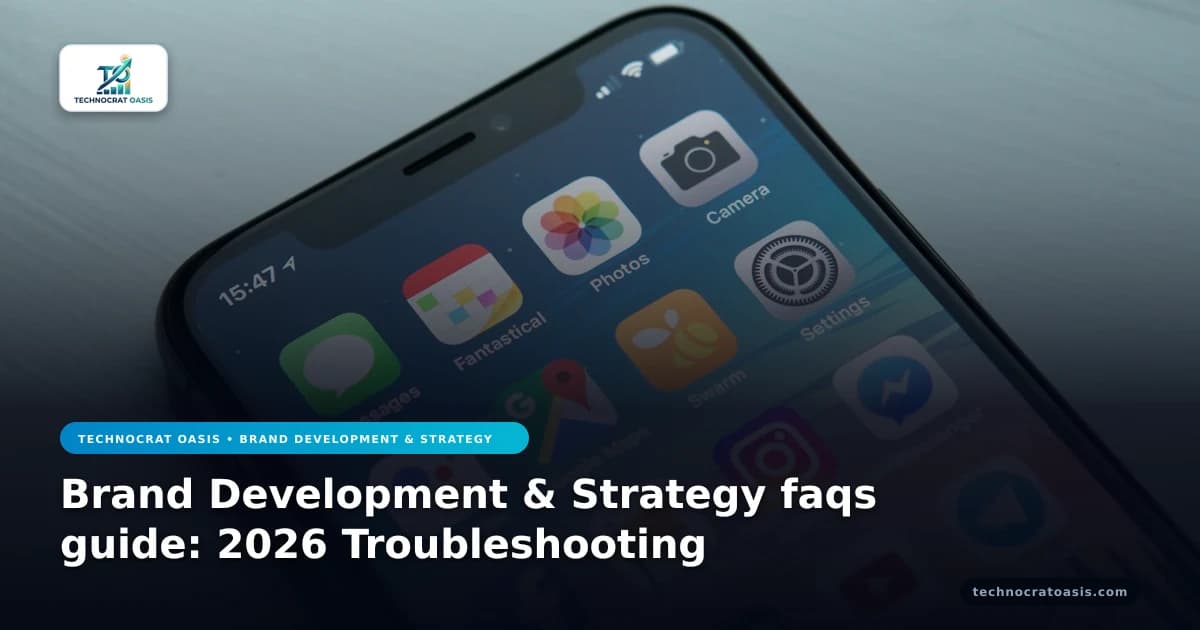 Brand Development & Strategy faqs guide: 2026 Troubleshooting