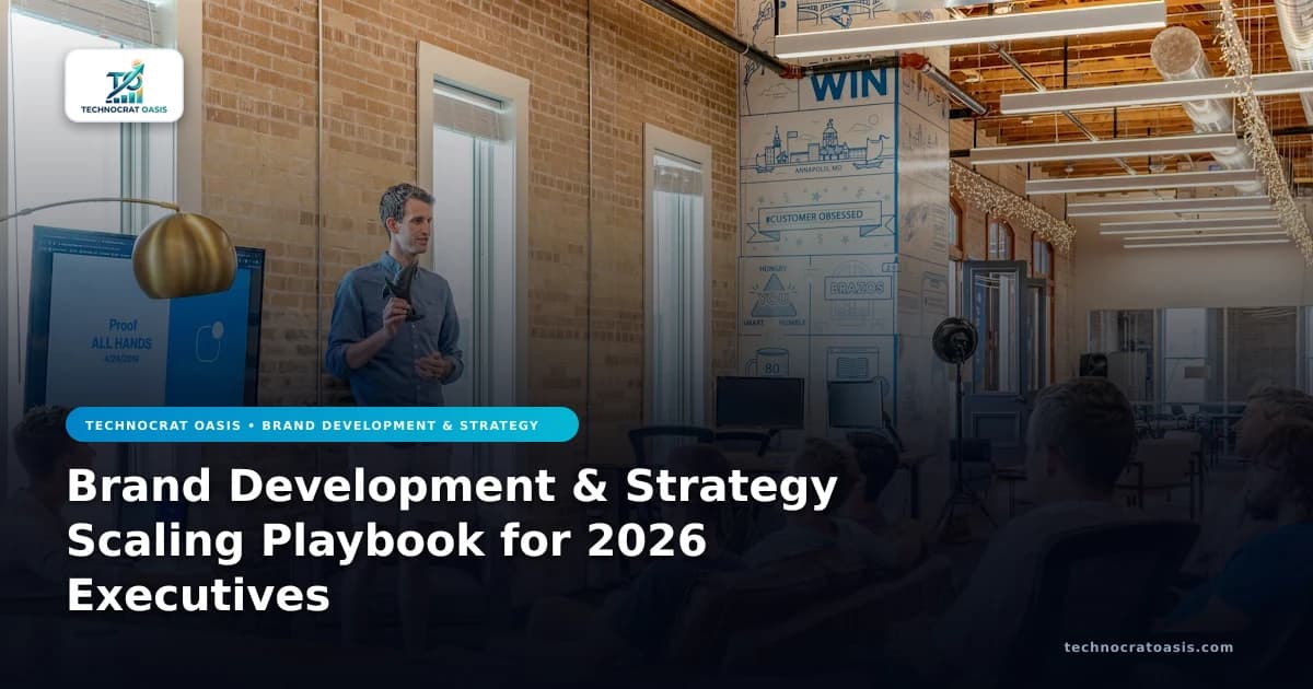 Brand Development & Strategy Scaling Playbook for 2026 Executives