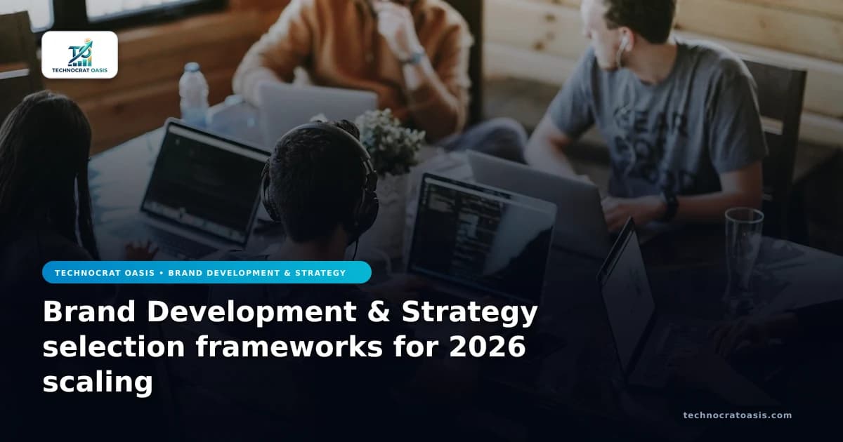 Brand Development & Strategy selection frameworks for 2026 scaling