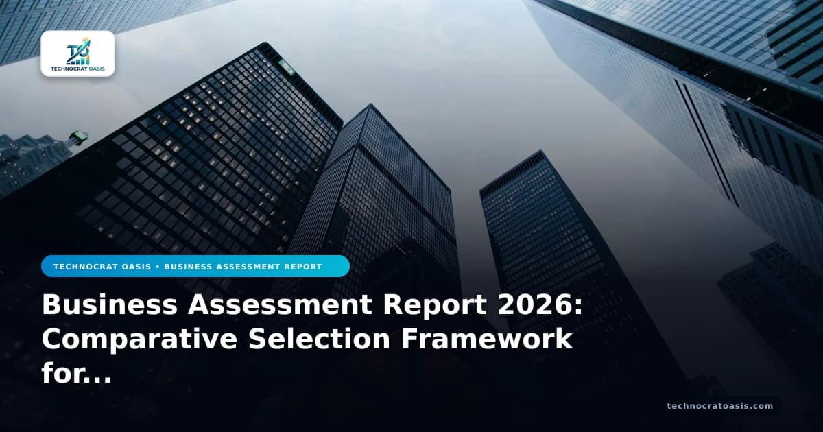 Business Assessment Report 2026: Comparative Selection Framework for Optimal Decision-Making