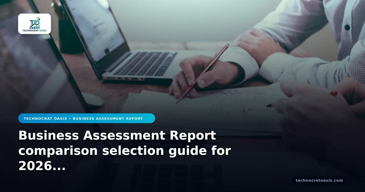 Business Assessment Report comparison selection guide for 2026 growth