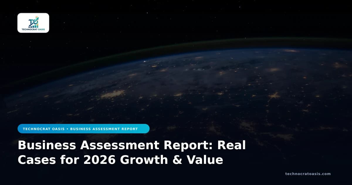 Business Assessment Report: Real Cases for 2026 Growth & Value